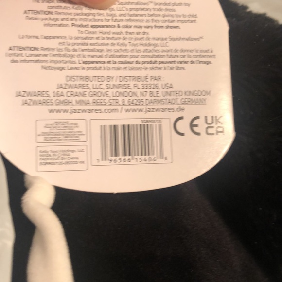 Easter Bunny Ears Nathaniel the Black Cocker 14” Squishmallow! - Picture 5 of 5